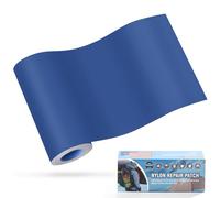OAZ Patchs Autocollants en Nylon, 10x160cm Patch de réparation imperméable Autocollant, Patch en Nylon Autocollant Bleu Ciel, pour tentes, Doudoune, Sac de Couchage, Sac à mainmain