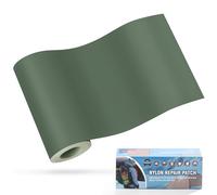 OAZ Patchs Autocollants en Nylon, 10x160cm Patch de réparation imperméable Autocollant, Patch en Nylon Autocollant Vert, pour tentes, Doudoune, Sac de Couchage, Sac à mainmain