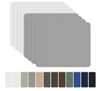 OAZ Patchs Autocollants en Nylon, 4+4 pièces 20x15cm Patch de réparation imperméable Autocollant, Patch en Nylon Autocollant Gris&Blanc, pour tentes, Doudoune, Sac de Couchage, Sac à Main