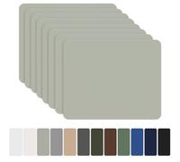 OAZ Patchs Autocollants en Nylon, 8 pièces 20x15cm Patch de réparation imperméable Autocollant, Patch en Nylon Autocollant Gris Clair, pour tentes, Doudoune, Sac de Couchage, Sac à Main
