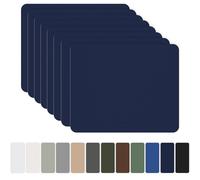 OAZ Patchs Autocollants en Nylon, 8 pièces 20x15cm Patch de réparation imperméable Autocollant, Patch en Nylon Autocollant Bleu Marine, pour tentes, Doudoune, Sac de Couchage, Sac à Main