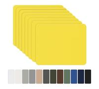 OAZ Patchs autocollants en nylon, 8 pièces 20x15cm Patch de réparation imperméable autocollant, patch en nylon autocollant Jaune, pour tentes, doudoune, sac de couchage, sac à main