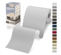 OAZ Pièce Autocollante en Tissu, 10 x 200 cm Tissu Toile Autocollant, Gris Clair, Pièce de Toile Imperméable Autocollante pour Canapé Tente Meuble Siège Auto Chaise Longue