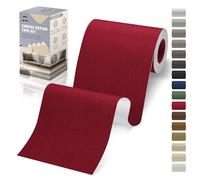 OAZ Pièce Autocollante en Tissu, 10 x 200 cm Tissu Toile Autocollant, Rouge Bordeaux, Pièce de Toile Imperméable Autocollante pour Canapé Tente Meuble Siège Auto Chaise Longue
