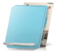 OAZ Pièce Autocollante en Tissu, 23 x 28 cm 2 PCS Tissu Toile Autocollant, Bleu Clair, Pièce de Toile Imperméable Autocollante pour Canapé Tente Meuble Siège Auto Chaise Longue