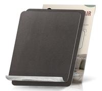 OAZ Pièce Autocollante en Tissu, 23 x 28 cm 2 PCS Tissu Toile Autocollant, Noir Gris, Pièce de Toile Imperméable Autocollante pour Canapé Tente Meuble Siège Auto Chaise Longue