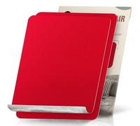 OAZ Pièce Autocollante en Tissu, 23 x 28 cm 2 PCS Tissu Toile Autocollant, Rouge, Pièce de Toile Imperméable Autocollante pour Canapé Tente Meuble Siège Auto Chaise Longue