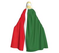OAZCVBNN Cape à capuche imprimée drapeau de la République tchétchène pour carnaval, vampire, cosplay, fête, décoration à thème, célébrations
