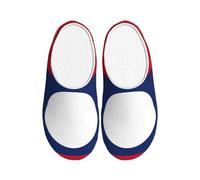 OAZCVBNN Chaussons lavables avec motif drapeau du Laos - Utilisation polyvalente - Anti-boulochage - Pour homme et femme - Confortables et élégantes