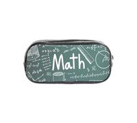 OAZCVBNN Formulas Shapes Theory Math Leçon Word Print Boys Girls for Transparent Stationery Organizer Clear Pencil Case Pouch Supplies