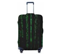 OAZCVBNN Hacker era Housse de valise de voyage unique avec motif élastique anti-rayures, Noir , L