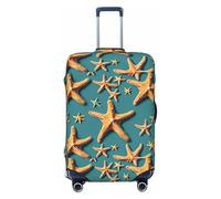 OAZCVBNN Housse de protection élastique universelle pour bagage Motif étoiles de mer, Noir , XL, Bagage à main