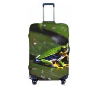 OAZCVBNN Housse de protection élastique universelle pour bagage Motif grenouilles d'arbre de la paix, Noir , M, Bagage à main