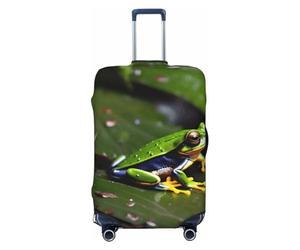 OAZCVBNN Housse de protection élastique universelle pour bagage Motif grenouilles d'arbre de la paix, Noir , S, Bagage à main