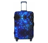 OAZCVBNN Housse de protection élastique universelle pour valise, motif galaxie, motif étoiles, Noir , M, Bagage à main