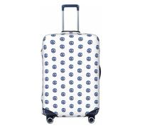 OAZCVBNN Housse de protection élastique universelle pour valise Motif mauvais yeux, Noir , L, Bagage à main