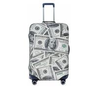 OAZCVBNN Housse de protection élastique universelle pour valises Motif dollar, Noir , L, Bagage à main
