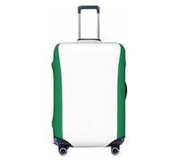 OAZCVBNN Housse de valise de voyage avec motif élastique anti-rayures Motif drapeau du Nigeria, Noir , S