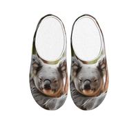 OAZCVBNN Hugging tree koala 1 impression polyvalente anti-boulochage chaussons lavables pour homme et femme chaussures confortables et élégantes