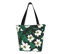 OAZCVBNN Hunter Sac à bandoulière confortable Motif pétales de fleurs Vert