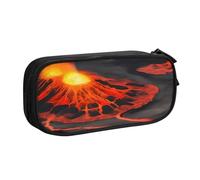 OAZCVBNN Kilauea Trousse à crayons avec imprimé volcans pour ranger des gommes de maquillage, stylos, étudiants, école, bureau, multi-scènes, Noir , Taille unique, Ensemble cartable