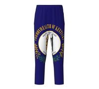 OAZCVBNN Pantalon respirant imprimé drapeau de l'État du Kentucky pour femmes et hommes, Noir , XS(5-6)