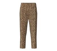 OAZCVBNN Pantalon respirant imprimé léopard amusant pour les fêtes de fin d'année, pour femmes et hommes, pyjama familial amusant, Noir , L(14-16)