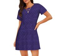 OAZCVBNN Pyjama extensible doux pour la peau Imprimé manoir hanté, Noir , L