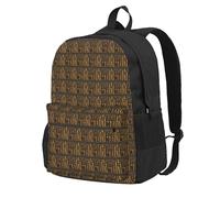 OAZCVBNN Sac à dos léger pour adulte imprimé hiéroglyphes égyptiens antiques de grande capacité pour randonnée, trajets en plein air, usage quotidien