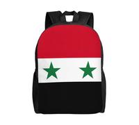 OAZCVBNN Sac à dos unisexe avec drapeau de la République arabe syrienne - Sac à dos élégant pour voyage quotidien - Grande capacité