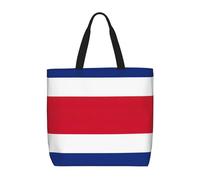 OAZCVBNN Sac de voyage élégant et réutilisable avec imprimé drapeau du Costa Rica - Léger - Pour le travail et le quotidien