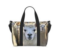 OAZCVBNN Sac de voyage polyvalent unisexe avec imprimé lama mignon pour w nd, camping, aventure en plein air