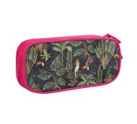 OAZCVBNN Trousse à crayons avec imprimé cactus aquarelle pour ranger les gommes de maquillage, stylos, étudiants, école, bureau, multi-scènes, rose, Taille unique, Ensemble cartable