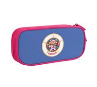 OAZCVBNN Trousse à crayons avec imprimé drapeau de l'État du Minnesota, pour ranger des gommes de maquillage, stylos, étudiants, école, bureau, multi-scènes, rose, Taille unique, Ensemble cartable