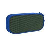 OAZCVBNN Trousse à crayons avec imprimé grenouille de paix pour ranger des gommes de maquillage, stylos, étudiants, école, bureau, multi-scènes, bleu, Taille unique, Ensemble cartable