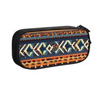 OAZCVBNN Trousse à crayons avec motifs nationaux africains - Pour ranger des gommes et des stylos - Pour étudiants, école, bureau, multi-scènes, Noir , Taille unique, Ensemble cartable