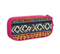 OAZCVBNN Trousse à crayons avec motifs nationaux africains - Pour ranger des gommes et des stylos - Pour étudiants, école, bureau, multi-scènes, rose, Taille unique, Ensemble cartable