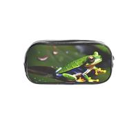 OAZCVBNN Trousse transparente avec imprimé grenouilles d'arbre de la paix pour garçons et filles