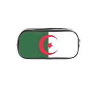 OAZCVBNN Trousse transparente avec motif drapeau de l'Algérie pour garçons et filles