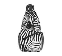 OAZCVBNN ZebraPrint Sac à dos à bandoulière en diagonale pour les escapades de week-end