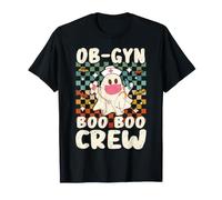 OB-GYN Boo Crew Ghost Halloween OBGYN Infirmière Assortie T-Shirt