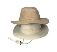 OB101 |OUTBACK - Chapeau bob style safari 70 % coton/30 % nylon avec protection UV (UPF 50+) et revêtement résistant à l'eau et aux taches, inser