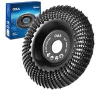 OBA Disque Bois Meuleuse 125mm Disques de Meulage pour Façonner, Meuler et Sculpture, Roues pour Meuleuse d'angle 125mm