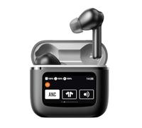 OBA -ProX5 Écouteurs Bluetooth 5.3 Écouteurs sans Fil dans L'oreille Stéréo ENC ANC Annulation du Bruit, Écran LCD Couleur IPX5 Étanche avec Tracker auriculaire, Batterie 500 mAh