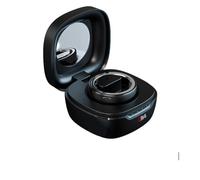 OBA Ring-R10 3.0 3.0 Génération Lecteur NFC Smart Ring Pas Distance Calories Cardio Qualité du Sommeil Oxygène de Sang Couverture en Céramique IP68 Noir Taglia - M Diametro 17,8 mm