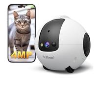 OBA Robot caméra AI 360 degrés pour animaux domestiques: anti-basculement 4MP QHD, batterie 10000mAh DH013 Rec MicroSd