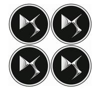 OBABO 4 pièces Cache Cache-moyeux, pour DS 3 4 4S DS 5 5LS 6 7 9 60mm Moyeu Capuchons Moyeu Centrale Logo Cache Roue Emblem Décorer, Protéger Accessoires
