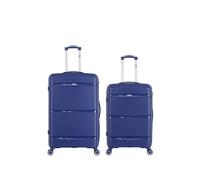 obago - lot de 2 - valise grand format et valise weekend centaure - marine marine G