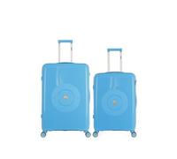 obago - lot de 2 - valise grand format et valise weekend orion - bleu