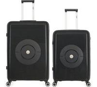 obago - lot de 2 - valise grand format et valise weekend orion - noir